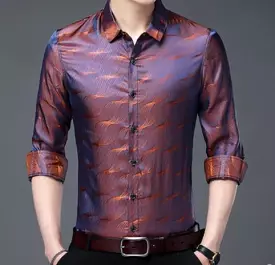 Stewart Satin Summer Shirt For Men