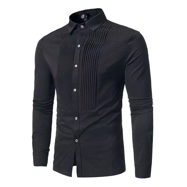 The Broadway Tuxedo Shirt For Men