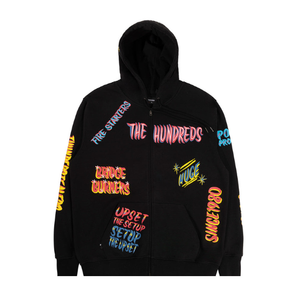 The Hundreds Market Ziphood - Black