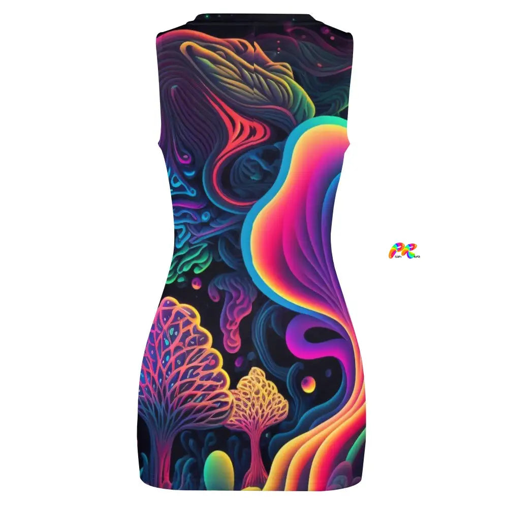 Underwater Flow Rave Dress