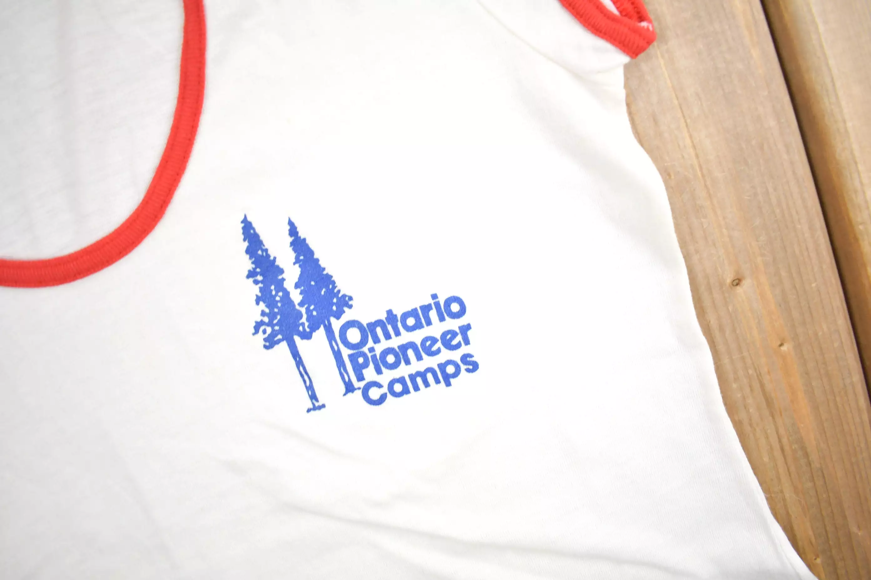 Vintage 1970s Ontario Pioneer Camps Women's Shirt / Vintage T Shirt / Vintage Ontario / Graphic Tee / Single Stitch / Made In Ca