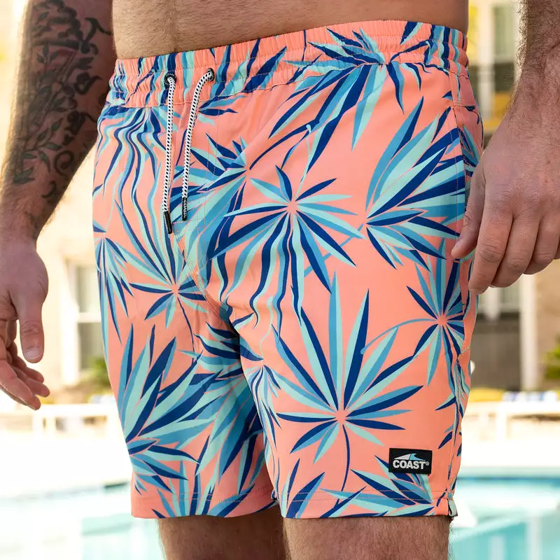 Volley Leaf 6 Inch Swim Shorts