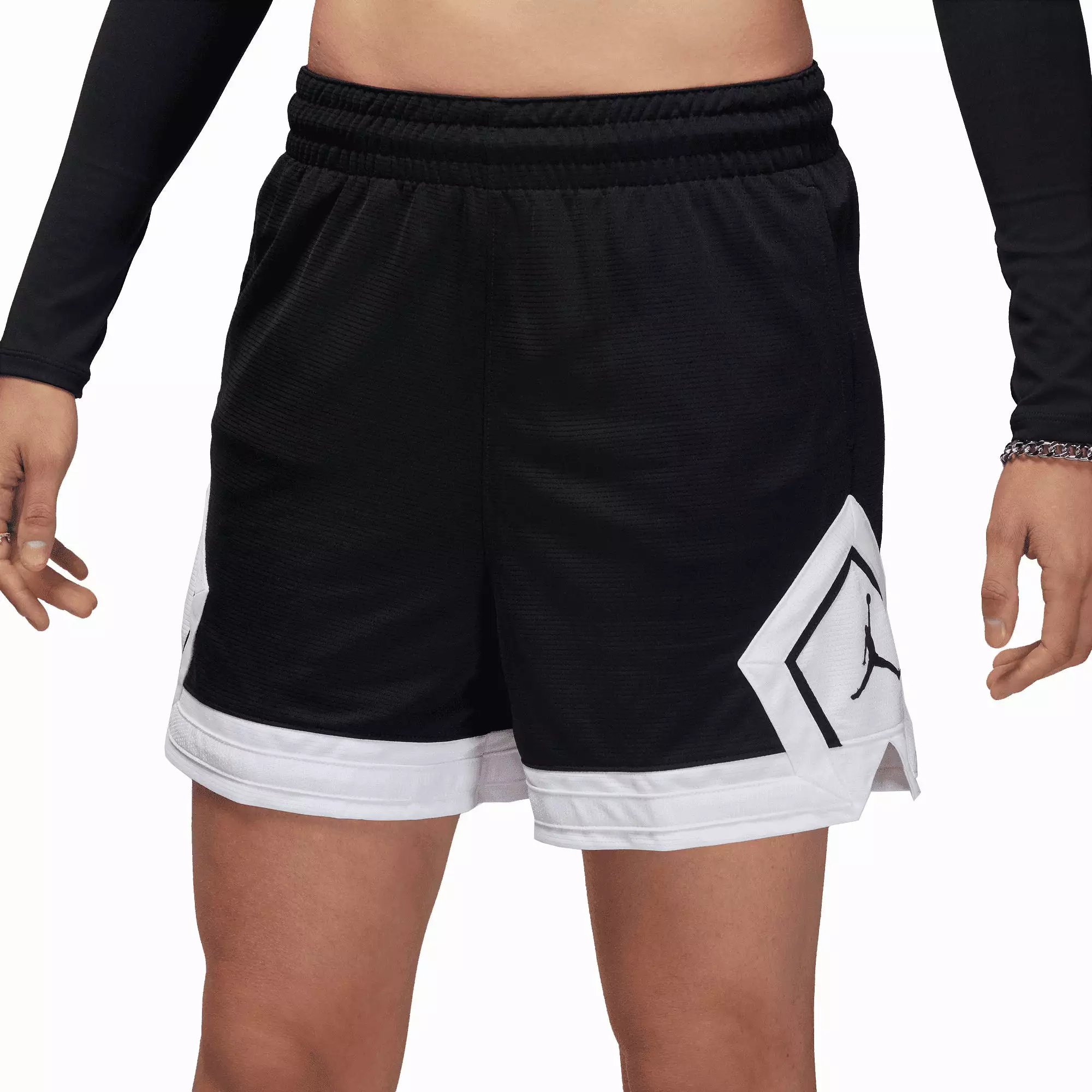 WMN'S 4 DIAMOND SHORT 'BLACK/WHITE/WHITE/BLACK'