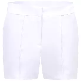 Womens Costa Golf Shorts 4 Inch White - SS24