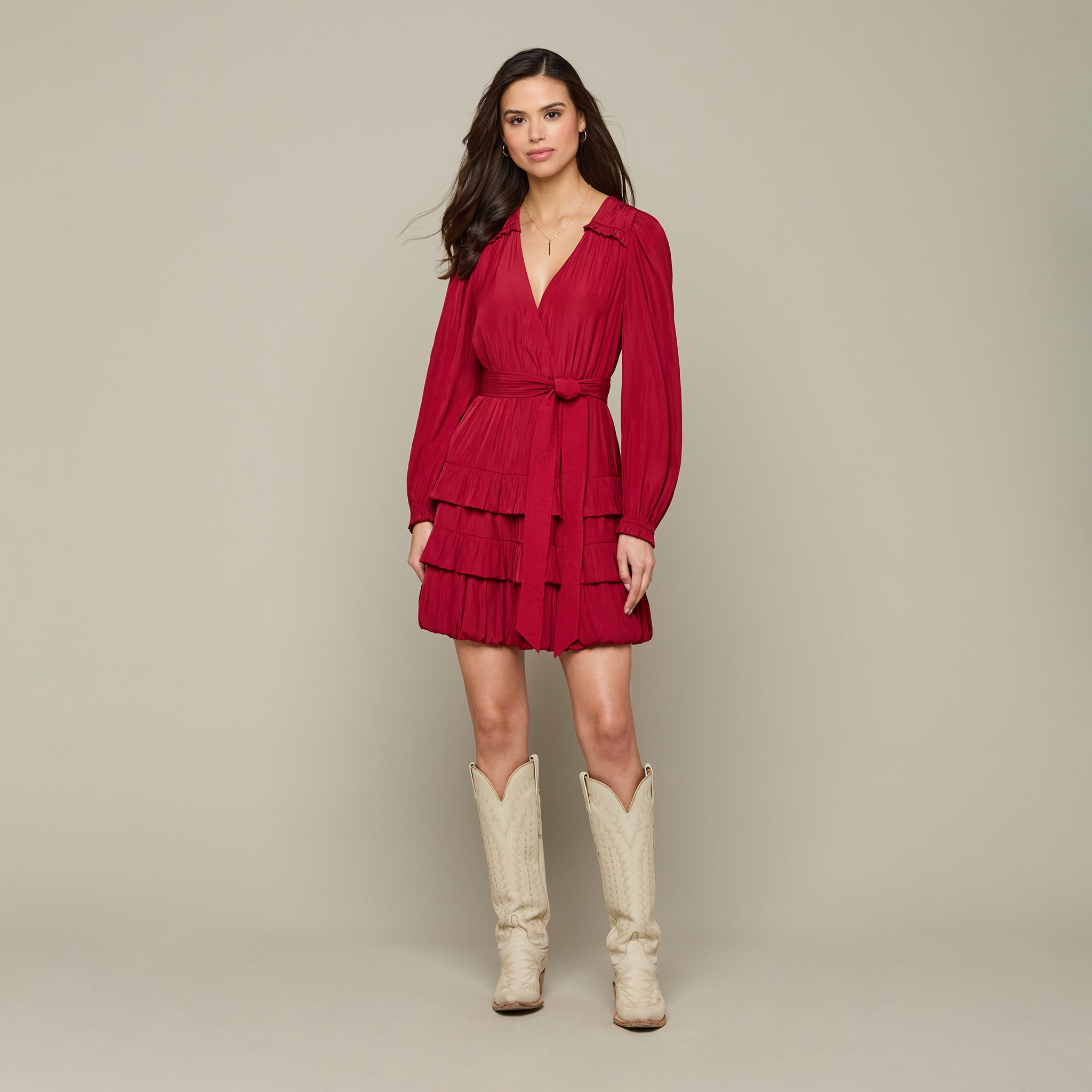 Woodlands Dress :: Cranberry