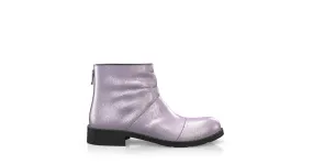 Wrinkled Ankle Boots 5812