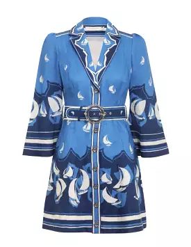 ZIMMERMANN High Tide Mini Shirt Dress